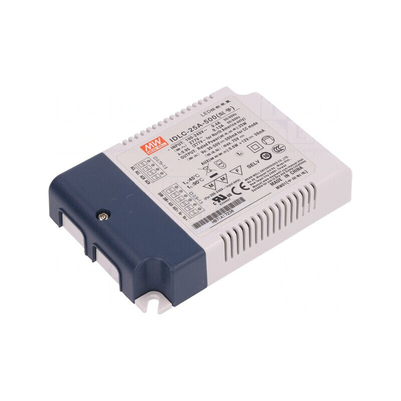 Alimentator LED 25W 35-50VDC 500mA IP20 | Electronic-mag.ro | Componente Electronice Alimentator LED 25W 35-50VDC 500mA IP20 | Electronic-mag.ro | Componente Electronice