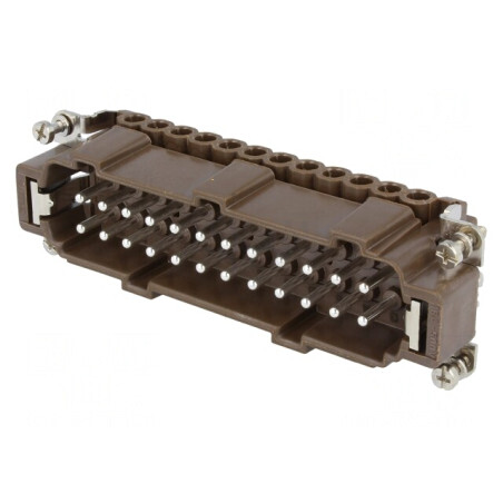 Conector HDC tată 24 PE 16A 500V | Electronic-mag.ro | Componente Electronice