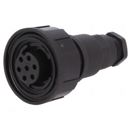 "Conector Circular Mufă Mamă 7 PIN Filet Interior PX0745/S" | Electronic-mag.ro | Componente Electronice