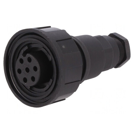"Conector Circular Mufă Mamă 7 PIN Filet Interior PX0745/S" | Electronic-mag.ro | Componente Electronice