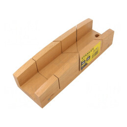 Cutie pentru tăieri oblice | L: 300mm | W: 62mm | lemn | 1-19-191