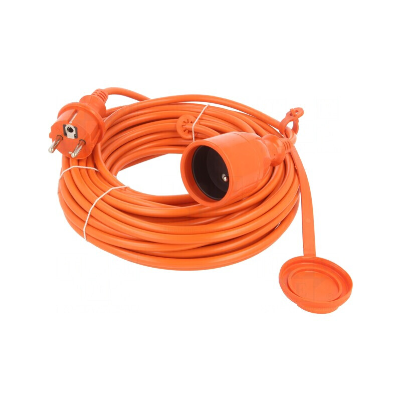 Prelungitor Alimentare 15m Portocaliu 10A | Electronic-mag.ro | Componente Electronice Prelungitor Alimentare 15m Portocaliu 10A | Electronic-mag.ro | Componente Electronice