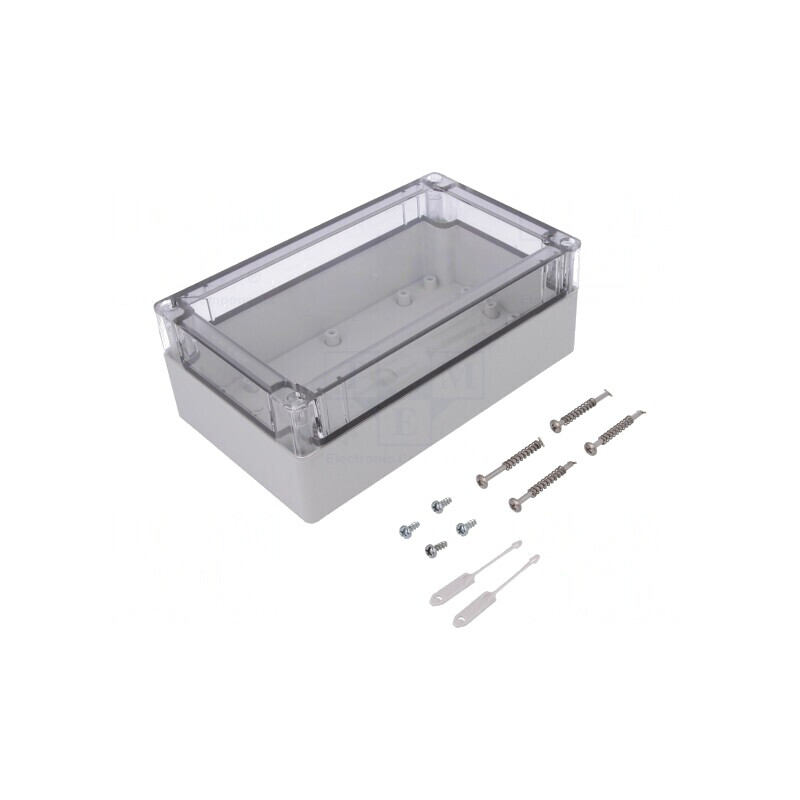 Carcasă Universală ABS Gri 122x202x75mm | Electronic-mag.ro | Componente Electronice