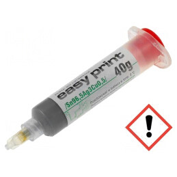 Pastă de lipit fără plumb seringă 40g 217°C | Electronic-mag.ro | Componente Electronice