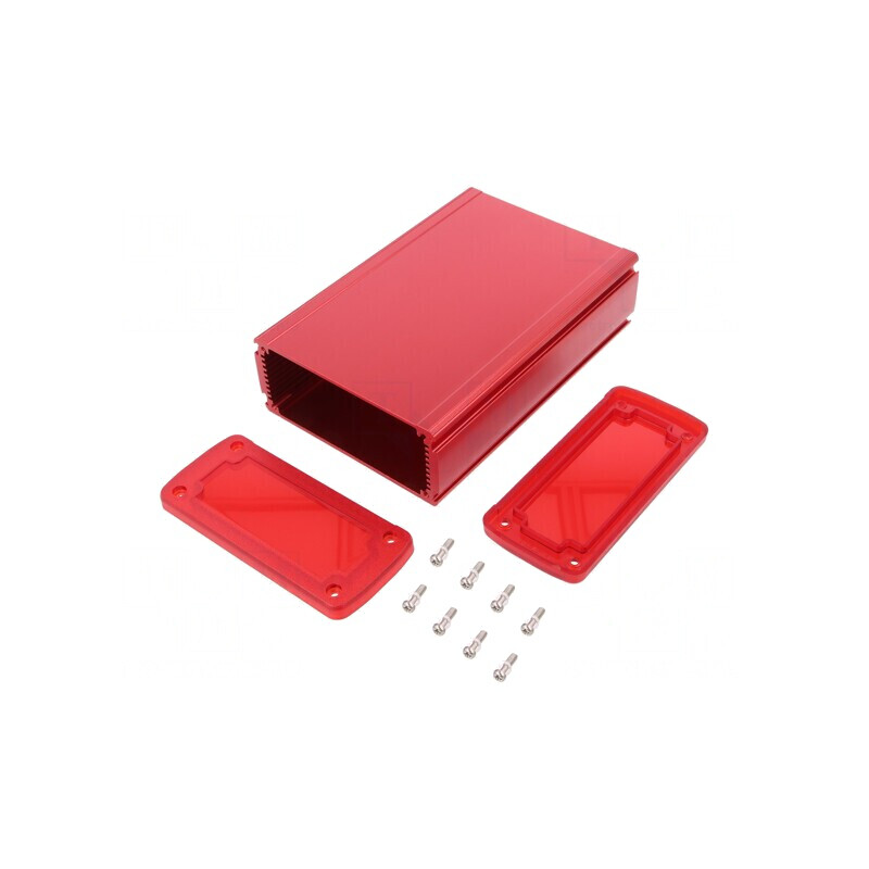 Carcasă universală aluminiu roșu 115.1x169x51.6mm | Electronic-mag.ro | Componente Electronice Carcasă universală aluminiu roșu 115.1x169x51.6mm | Electronic-mag.ro | Componente Electronice