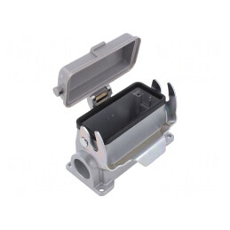 Carcasă pentru conectori HDC E16 cu clichet | Electronic-mag.ro | Componente Electronice