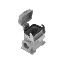 Carcasă pentru Conectori HDC C146 E6 cu Clichet | Electronic-mag.ro | Componente Electronice