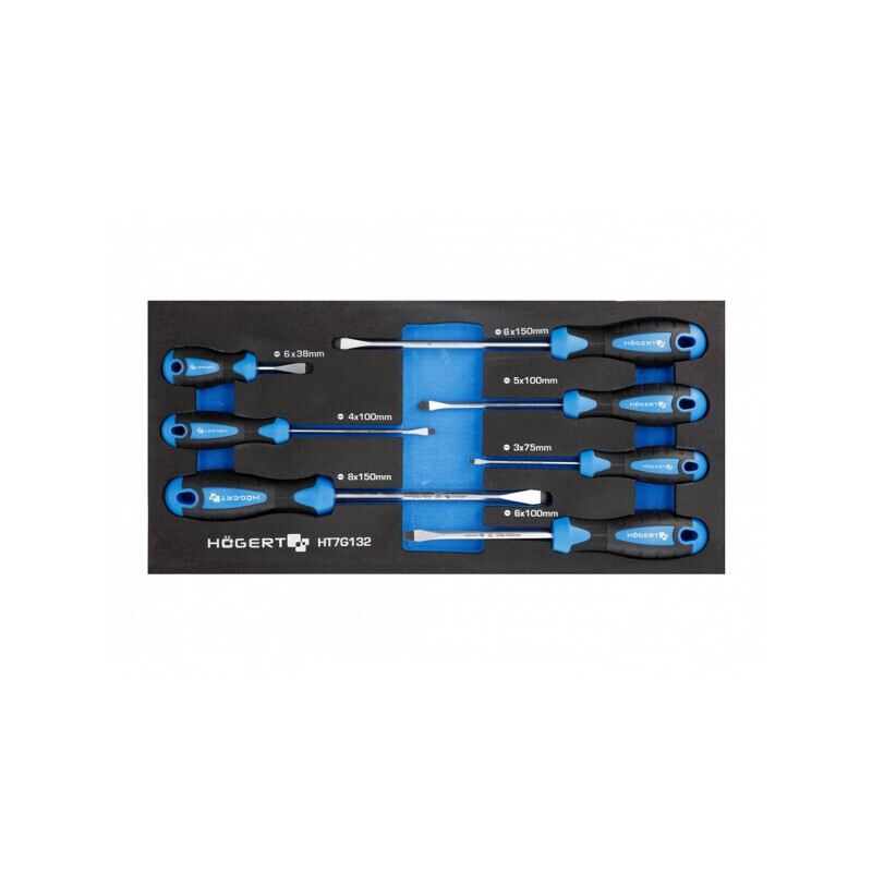 Set Şurubelniţe cu Inserţie din Spumă, 7 Buc. | Electronic-mag.ro | Componente Electronice
