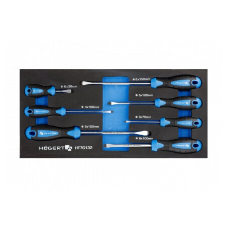 Set Şurubelniţe cu Inserţie din Spumă, 7 Buc. | Electronic-mag.ro | Componente Electronice