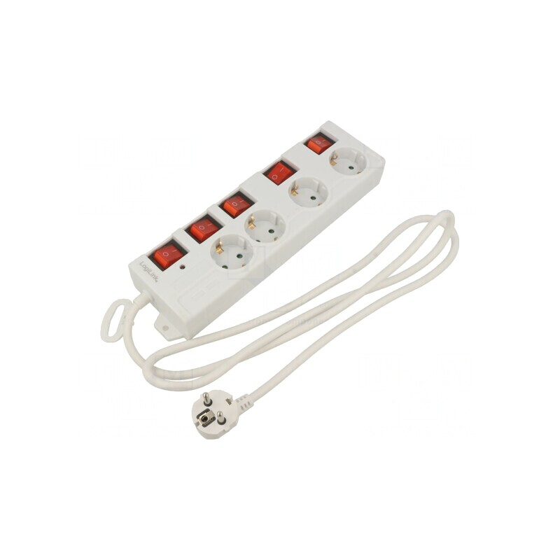 Prelungitor 4 Prize Alb 16A 250V | Electronic-mag.ro | Componente Electronice