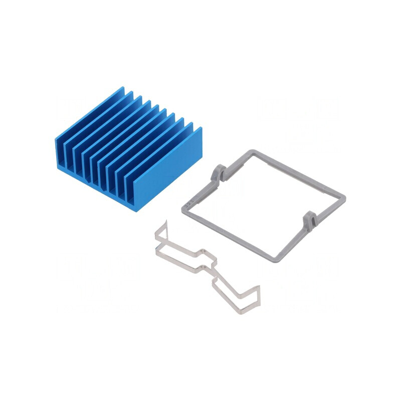 Radiator extrudat cu aripioare BGA albastru 32,5mm 5,9°C/W | Electronic-mag.ro | Componente Electronice Radiator extrudat cu aripioare BGA albastru 32,5mm 5,9°C/W | Electronic-mag.ro | Componente Electronice