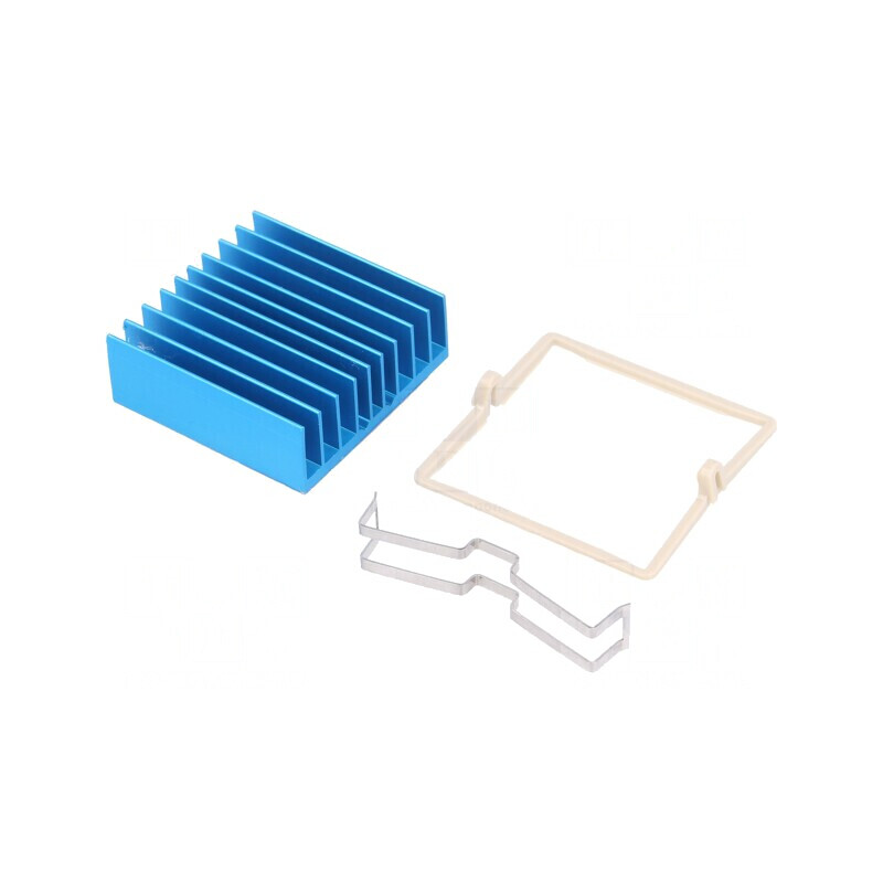 Radiator extrudat cu aripioare BGA albastru 35x35mm | Electronic-mag.ro | Componente Electronice Radiator extrudat cu aripioare BGA albastru 35x35mm | Electronic-mag.ro | Componente Electronice