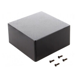 Carcasă universală aluminiu 120x120x55mm IP54 | Electronic-mag.ro | Componente Electronice
