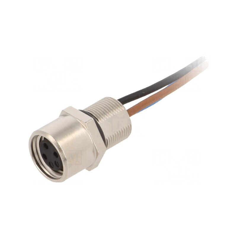 Conector M8 Mamă 3 PIN pentru Montare Pe Panou | Electronic-mag.ro | Componente Electronice Conector M8 Mamă 3 PIN pentru Montare Pe Panou | Electronic-mag.ro | Componente Electronice