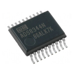 Convertor A/D 8 Canale 16-bit 100ksps 2.7-5.25V SSOP20 | Electronic-mag.ro | Componente Electronice