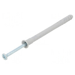'Plastic Anchor with Zinc-Plated Screw 8x100mm - 50pcs' | Electronic-mag.ro | Componente Electronice