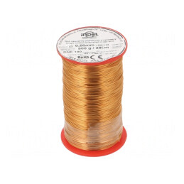 Sârmă bobină emailată cupru 0,5mm 0,5kg | Electronic-mag.ro | Componente Electronice
