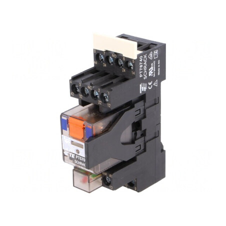Releu 4PDT 24VDC 6A | Electronic-mag.ro | Componente Electronice