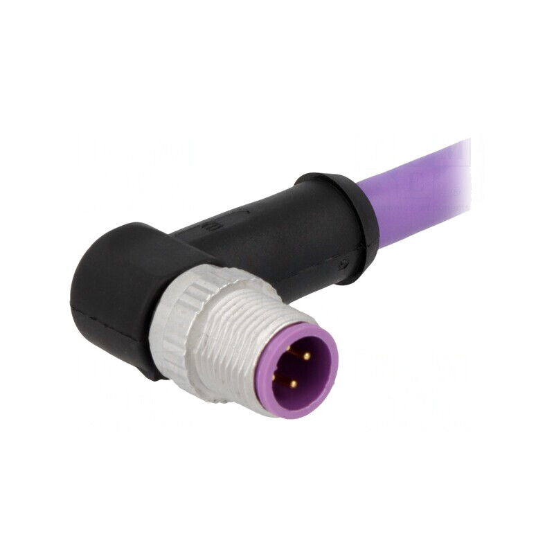 Mufă M12 4P 1,5m PVC Profibus | Electronic-mag.ro | Componente Electronice