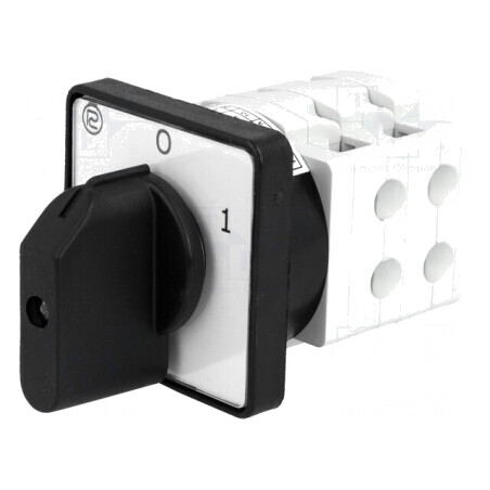 Comutator cu Came 2 Pozitii 16A 0-1 pentru Încastrare 3 Poli | Electronic-mag.ro | Componente Electronice