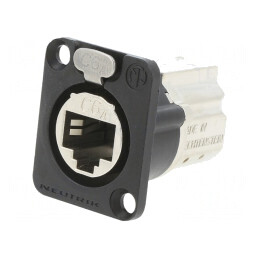 Panou Conector CAT6A Ecranat Feedthrough | Electronic-mag.ro | Componente Electronice