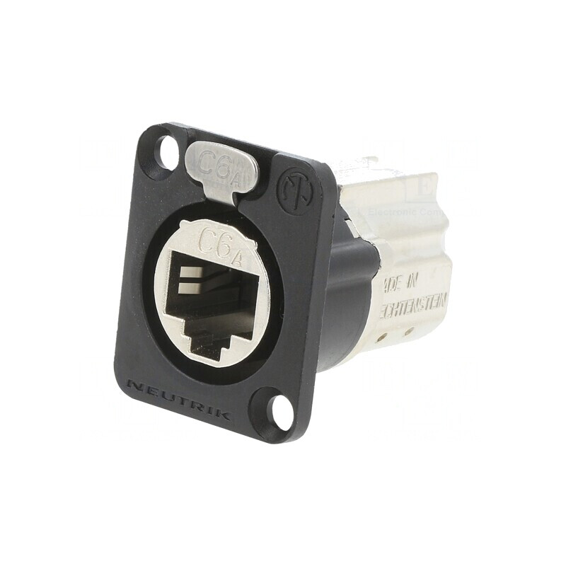 Panou Conector CAT6A Ecranat Feedthrough | Electronic-mag.ro | Componente Electronice