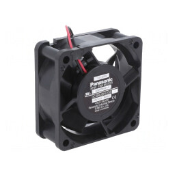 Ventilator axial 12V DC 60x60x25mm 24,6m3/h 21dBA cu bilă | Electronic-mag.ro | Componente Electronice