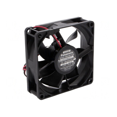 Ventilator DC axial 12V 80x80x25mm 51,6m3/h 22dBA cu bilă | Electronic-mag.ro | Componente Electronice