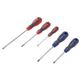 Set Şurubelniţe Phillips și Plate - 5 Bucăți | Electronic-mag.ro | Componente Electronice