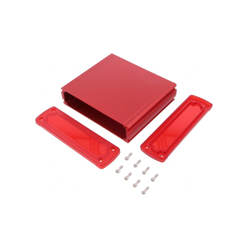 Carcasă universală aluminiu roșu 146,6mm x 129mm x 41,6mm | Electronic-mag.ro | Componente Electronice Carcasă universală aluminiu roșu 146,6mm x 129mm x 41,6mm | Electronic-mag.ro | Componente Electronice