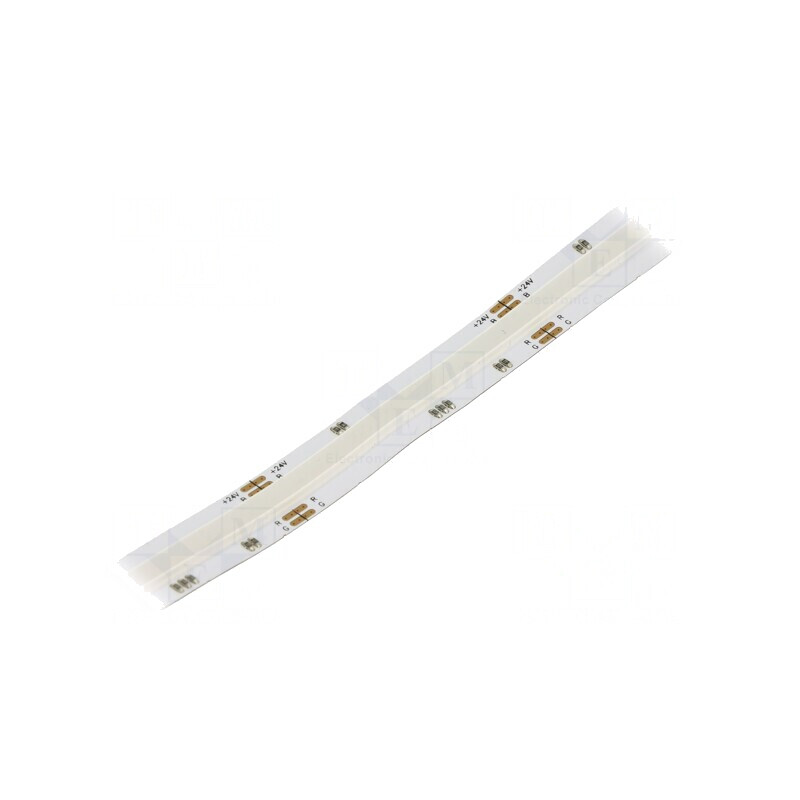 Bandă LED COB RGB 24V 12mm PCB Albă IP20 | Electronic-mag.ro | Componente Electronice