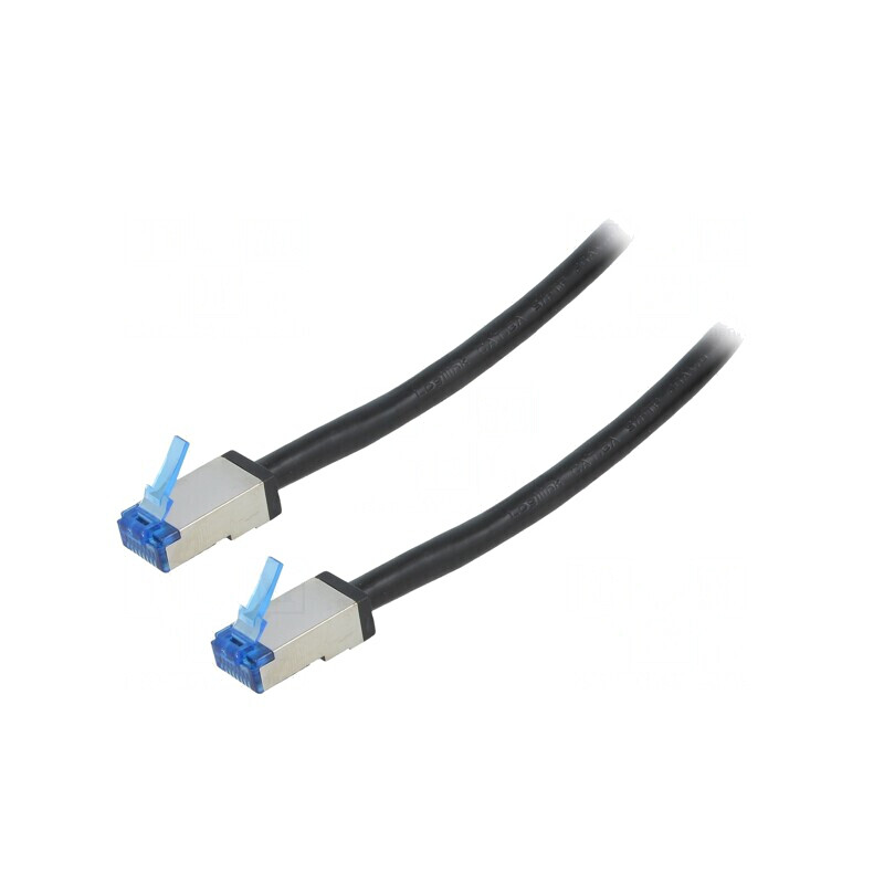 Patch cord rețea S/FTP Cat6a negru 15m | Electronic-mag.ro | Componente Electronice Patch cord rețea S/FTP Cat6a negru 15m | Electronic-mag.ro | Componente Electronice