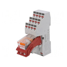 Releu intermediar DPDT 230VAC 12A | Electronic-mag.ro | Componente Electronice