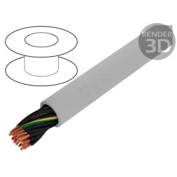 Cablu Electric JZ-500-PUR 25G1,5mm2 Gri