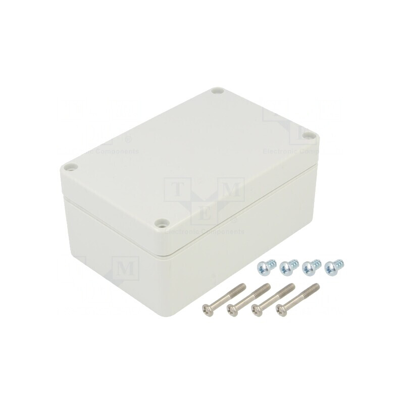 Carcasă universală 80x120x55mm gri deschis EUROMAS | Electronic-mag.ro | Componente Electronice