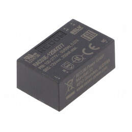 Convertor AC/DC 3W 12V 250mA 75% PCB 4000V | Electronic-mag.ro | Componente Electronice
