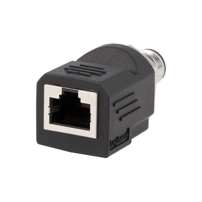 Adaptor Ethernet M12 la RJ45 4 pini drept | Electronic-mag.ro | Componente Electronice Adaptor Ethernet M12 la RJ45 4 pini drept | Electronic-mag.ro | Componente Electronice