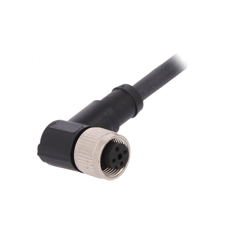 Cablu de Conectare M12 4 PIN în Unghi 2m 250VAC 4A PUR | Electronic-mag.ro | Componente Electronice