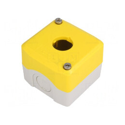 Carcasă pentru Pilot IP65 68x68x53mm Standard 22mm | Electronic-mag.ro | Componente Electronice