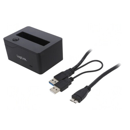 Stație de Andocare USB Neagră | Electronic-mag.ro | Componente Electronice