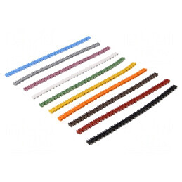 Markere Marcaj Poliamidă 2-3mm Set 10 Buc. | Electronic-mag.ro | Componente Electronice