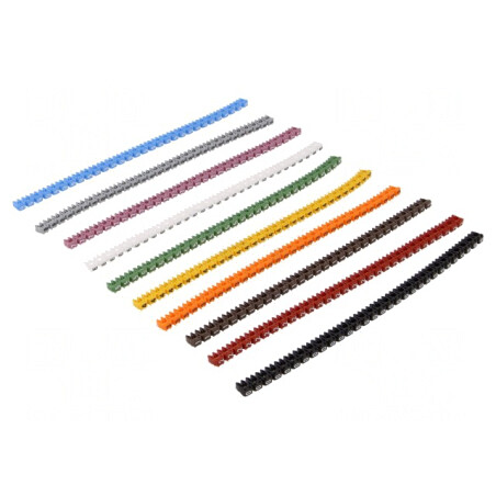 Markere Marcaj Poliamidă 2-3mm Set 10 Buc. | Electronic-mag.ro | Componente Electronice