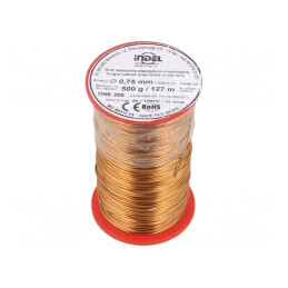 Sârmă Emailată Cupru 0,75mm 0,5kg | Electronic-mag.ro | Componente Electronice