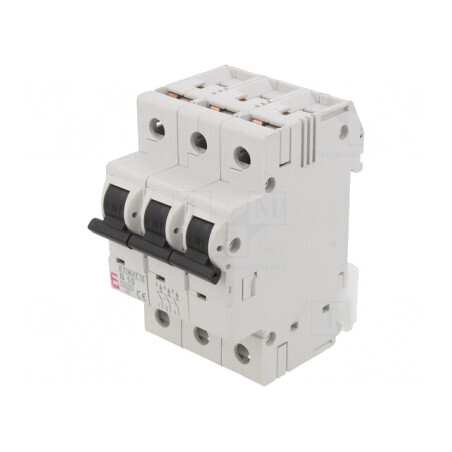 Întrerupător de Supracurent 10A 3 Poli 10kA 230/400V | Electronic-mag.ro | Componente Electronice