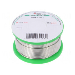 Sârmă de lipit fără plumb 1,5mm 250g | Electronic-mag.ro | Componente Electronice