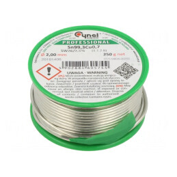 Sârmă de lipit fără plumb 2mm 250g 227°C | Electronic-mag.ro | Componente Electronice