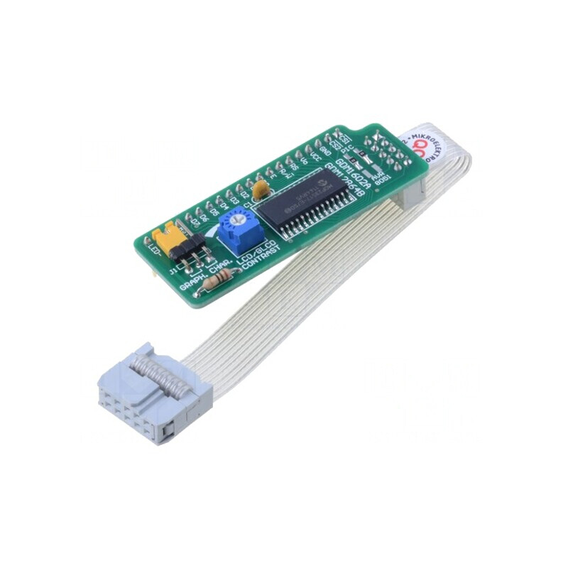 Adaptor Serial GLCD 128x64 SPI IDC10 | Electronic-mag.ro | Componente Electronice