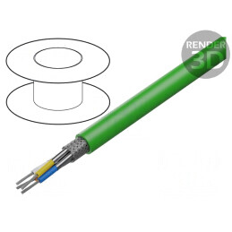Cablu ETHERLINE® MARINE SF/UTP Cat5e 2x2x22AWG FRNC | Electronic-mag.ro | Componente Electronice