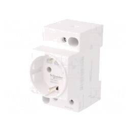 Priză Schuko 250V 16A pentru şină DIN ACTI9 | Electronic-mag.ro | Componente Electronice