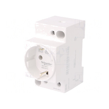 Priză Schuko 250V 16A pentru şină DIN ACTI9 | Electronic-mag.ro | Componente Electronice